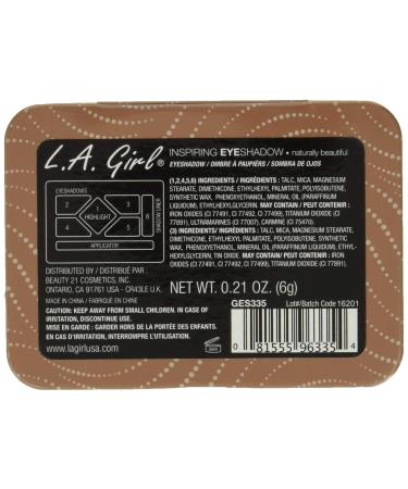 L.A. Girl Inspiring Eyeshadow Palette - Naturally Beautiful GES335 | Shop Internationally - Buy Online on GoSupps.com