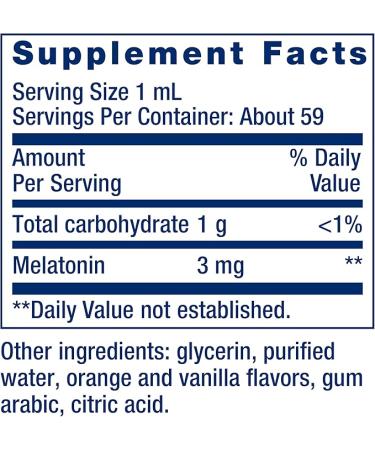 Life Extension Fast-Acting Liquid Melatonin - Citrus-Vanilla Flavor, 2 fl oz - Buy Online on GoSupps.com