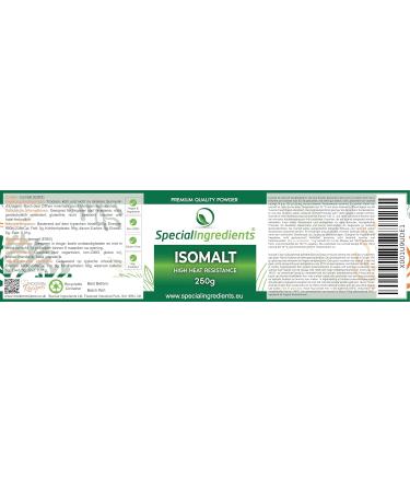 Buy High-Quality Isomalt 250g - Special Ingredients with German Labels & Instructions | International Shipping Available - Buy Online on GoSupps.com