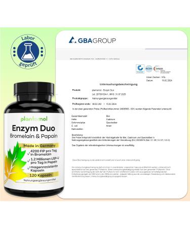 4-Month Supply of High-Dose Bromelain Capsules | 120x 420mg with Papain - Boost Digestion & Health - Buy Online on GoSupps.com