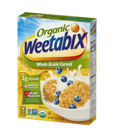 Buy Weetabix Organic Whole Grain Cereal - USDA Organic, Non-GMO, Vegan, 14 Oz Box - Buy Online on GoSupps.com