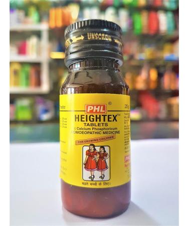 Heightex 25gm Tablets: Calcium Phosphoricum Homeopathic Medicine for Growing Children - Buy Online on GoSupps.com
