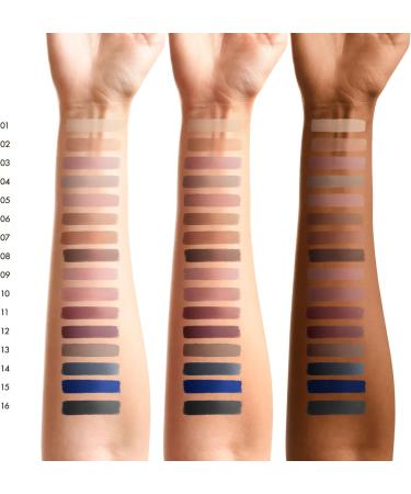  WYCON cosmetics WYCON cosmetics LAST CRUSH EYESHADOW MATT ultra-pigmented matte powder eyeshadow (16 BLACK FUME) - Buy Online on GoSupps.com