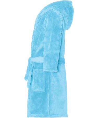 Playshoes Unisex Children's Fleece Bathrobe 134-140 | Cozy Blue Dressing Gown for Kids - International Shipping Available - Buy Online on GoSupps.com