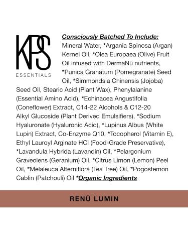 Buy KPS Essentials Ren Lumin Lightening Serum for Hyperpigmentation & Dark Spots - Anti-Aging with Lemon & Pomegranate Oil - 1.7 oz - Buy Online on GoSupps.com