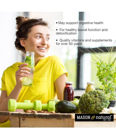 MASON NATURAL Activated Charcoal - Alleviates Gas and Bloating Promotes Natural Detoxification Highly Absorbent Supplement 60 Capsules (Pack of 3) - Buy Online on GoSupps.com