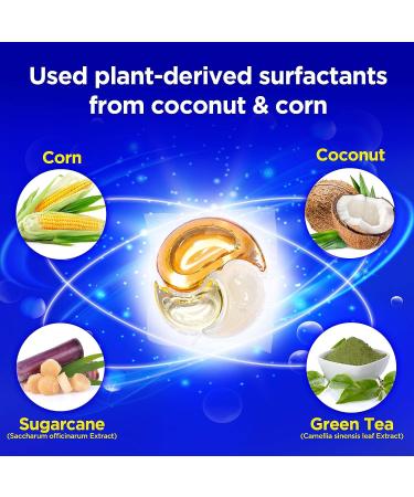 Betterthanbefore Washing Machine Cleaner Pods Odor Removal & Deep Cleaning Formula - 1 Year Supply (12 Pods) - Buy Online on GoSupps.com