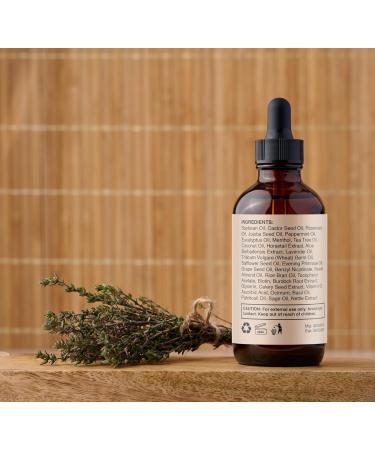 Rosemary Mint Biotin Scalp & Hair Oil | Enhance Hair Growth Relieve Itchy Scalp | 2 oz for All Hair Types - Buy Online on GoSupps.com