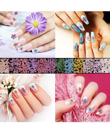 3 Boxes 36 Grids 3D Nail Flowers Stickers Decals Sequins for DIY Nail Art Decoration - Buy Online on GoSupps.com