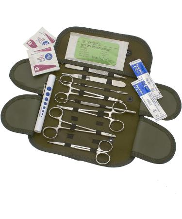 ASA TECHMED 20 PC U.S. Military Style Surplus Emergency Survival Kit - Bleed Control & First Aid - Molle Pouch - Buy Online on GoSupps.com