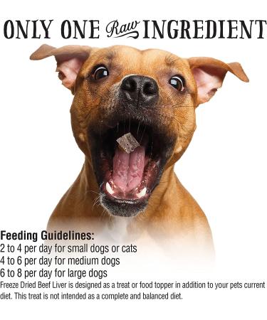 Northwest Naturals Freeze-Dried Beef Liver Treats for Dogs and Cats - 10 oz Gluten-Free Pet Food Pack - Buy Online on GoSupps.com