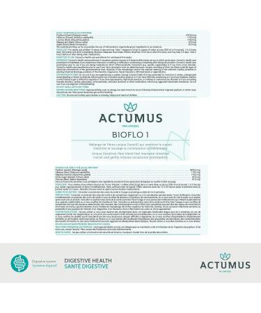 ACTUMUS BIOFLO 1 Natural Easy Mixing Powder Blend of Fibers and Herbs Improves Intestinal Transit 350g (2 Pack) BIOFLO 1 350 g (Pack of 2) - Buy Online on GoSupps.com