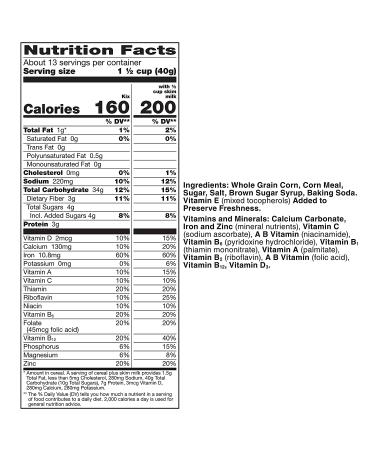 Kix Whole Grain Breakfast Cereal 18 oz - Crispy Corn Puffs - Buy Online on GoSupps.com