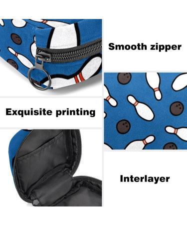 Shop Cartoon Bowling Pattern Menstrual Bags | Portable Storage for Women s Bandages & Pillows - Ideal for Girls' First Period - Buy Online on GoSupps.com