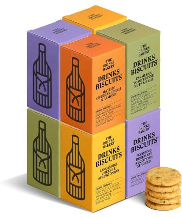 The Drinks Bakery - Luxury Biscuits Expertly Paired with Drinks - Made in Scotland - 8 x 36g Pack.  - Buy Online on GoSupps.com