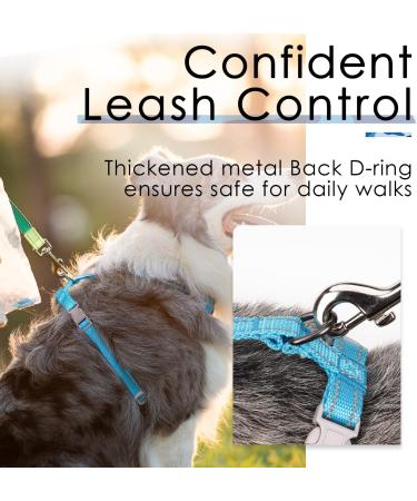 Thinkpet No-Pull Dog Harness - Breathable Adjustable Chest Harness for Small Medium & Large Dogs - Padded Reflective Safety Harness (1 Pack) - Camouflage Blue - Buy Online on GoSupps.com