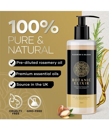 Rosemary Oil For Hair Growth Natural Serum with Biotin Sunflower Oil Argan Oil and Rosemary Oil Natural Hair Growth Oil with Pre Diluted Rosemary Oil for Hair Growth - Buy Online on GoSupps.com