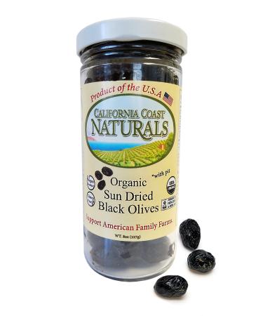California Coast Naturals Organic Sun Dried Black Olives, 8oz