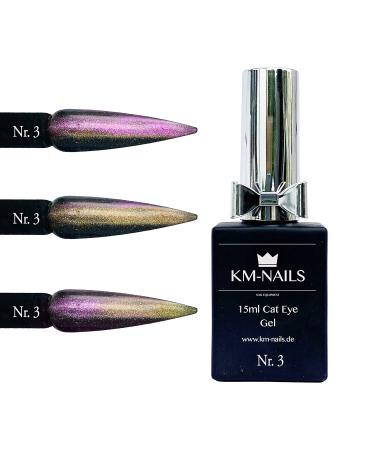 KM-NAILS Cat Eye Gel 5D - 6 Set (15ml) | Premium Nail Art for Stunning Designs - International Shipping Available - Buy Online on GoSupps.com