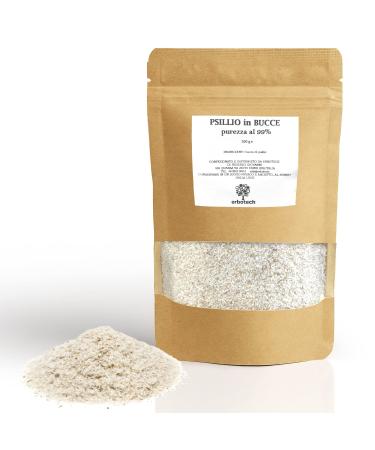 ERBOTECH Psyllium husks pack of 200 g rich in fiber concentrated and without additives cleanses the intestines activates metabolism and strengthens the immune system vegan
