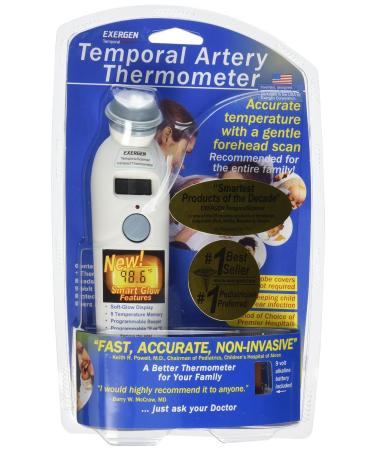 Exergen Temporal Artery Thermometer MODEL# 2000C TAT-2000C Battery (Pack of 2)