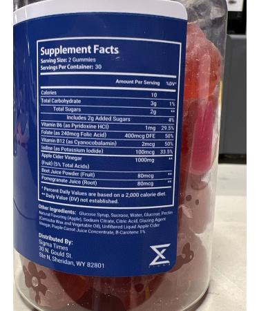 Organic Slim Candy Keto Gummies with Apple Cider Vinegar - 60 Gummies - Buy Online on GoSupps.com