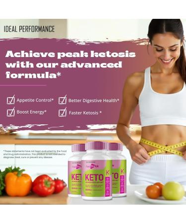 Fast Track Keto Capsules Fasttrack Advanced Formula Supplement Pills - Maximum Strength Fast Track Health and Wellness Capsules All Natural Keto Pills Fasttrack Keto Reviews (3 Pack) - Buy Online on GoSupps.com