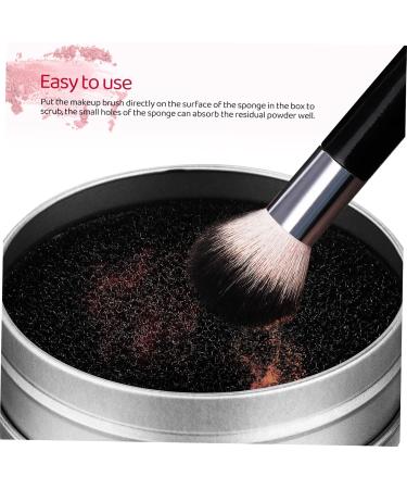minkissy 9 Sets Makeup Brush Cleaning Box Sponge Brush Cleaner Sponges for Cleaning Makeup Brush Cleaner Sponges Quick Color Changing Sponge Polyurethane Sponge Makeup Remover Blush - Buy Online on GoSupps.com