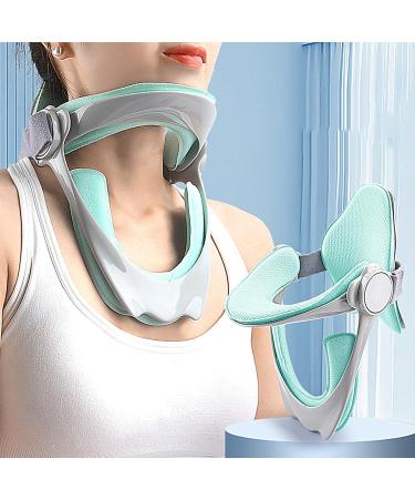 Neck Brace for Posture | 360 Degree Adjustable Front Neck Posture Brace - Forward Head Posture Correction Cervical Neck Traction for Watching Videos - Buy Online on GoSupps.com