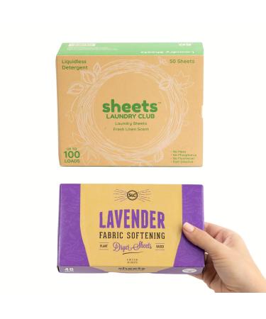 Sheets Laundry Club Laundry Detergent Sheets (Fresh Linen & Lavender)