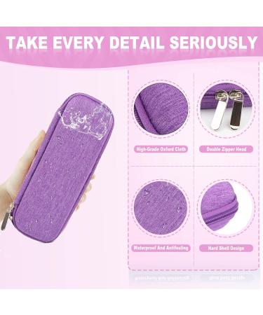 EVA Insulin Bags for Diabetes | Diabetic Travel Bag with Cooling Packs | Insulin Pencil & Injection Storage (Purple) - Buy Online on GoSupps.com