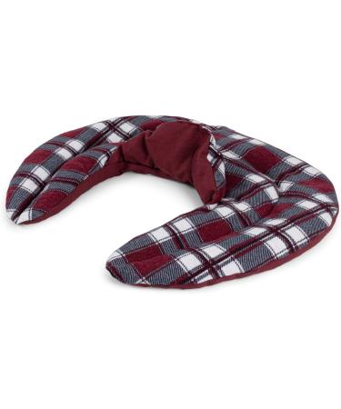 Comfortable Neck Horns with Stand-Up Collar | Cherry Stone Pillow - Flanel Caro Red Neck Warmer - Buy Online on GoSupps.com