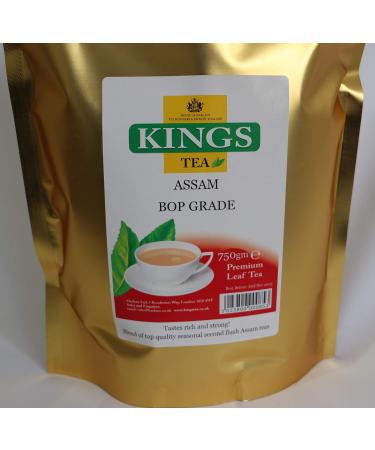 KINGS TEA ASSAM BOP GRADE LARGE LEAF LOOSE TEA 750 Gms - Buy Online on GoSupps.com