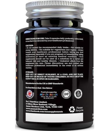 Glucosamine and Chondroitin Complex - 90 High Strength Capsules for Joint Care - Nu U Nutrition - Buy Online on GoSupps.com