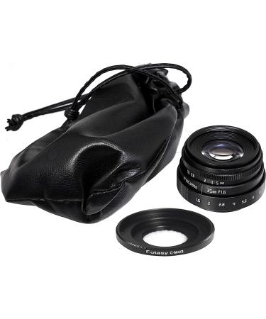Fotasy 35mm f1.6 APSC Lens + C to m43 Adapter for Panasonic GH5 GX7 GX8 GX9 Olympus E-M1 E-M5 E-M10 - 35mm Prime Lense MFT Micro 4/3 Compatible - APS-C - Buy Online on GoSupps.com