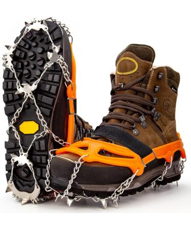 Alpenbear Crampons for Mountain Shoes - Durable 19 Stainless Steel Spikes for Men & Women - Ideal for Hiking & Outdoor Adventures - Buy Online on GoSupps.com