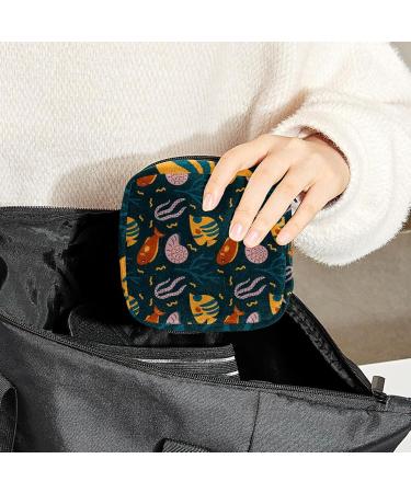 Buy Cute Coral Fish Pattern Women's Stillpad Holder - Portable Period Kit Bag for Girls - Buy Online on GoSupps.com