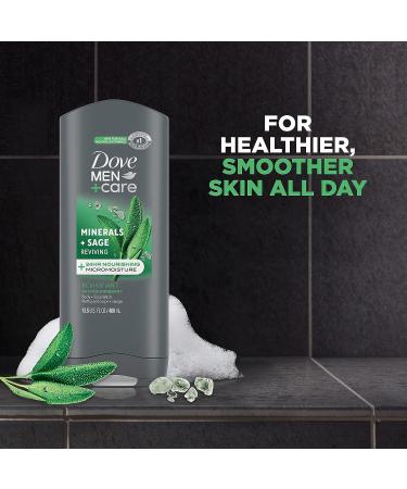 Dove Reviving Minerals & Sage Body Wash for Men 13.5 oz - Buy Online on GoSupps.com