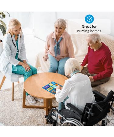 Calming Fidget Blanket for Dementia and Seniors - Sensory Aid for Alzheimer's, Asperger's, Autism & Anxiety - Buy Online on GoSupps.com