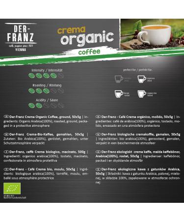 Der-Franz Coffee Pack - Ground Coffee (3 x 500g) | Crema Melange & Organic Blend | Premium International Shipping - Buy Online on GoSupps.com