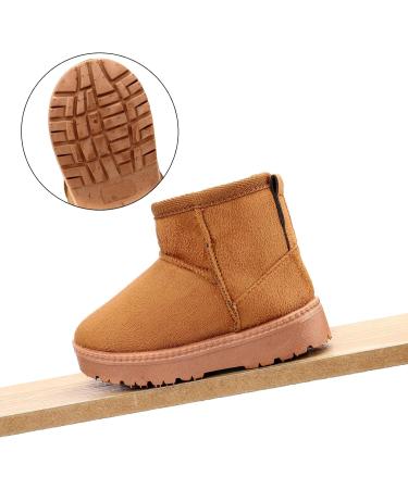 MK MATT KEELY Baby Winter Booties - Warm Snow Boots for Toddlers Kids - 8 UK Child Khaki - Buy Online on GoSupps.com