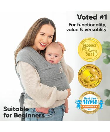 KeaBabies Baby Wrap Carrier - All in 1 Original Breathable Baby Sling  Lightweight Hands Free Baby Carrier Sling  Baby Carrier Wrap  Baby Carriers for Newborn Infant  Baby Wraps Carrier (Classic Gray) - Buy Online on GoSupps.com