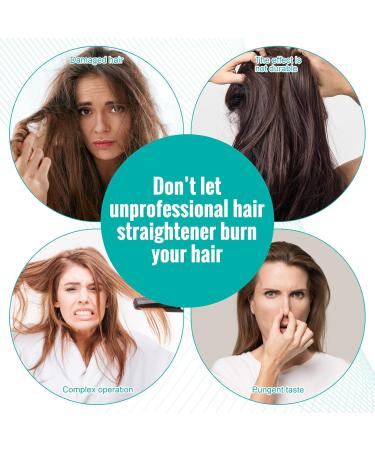 Hair Straightening Cream - Nourishing Protein Repair for Damaged Hair | Smooth Silk & Gloss Finish for Men & Women - Buy Online on GoSupps.com