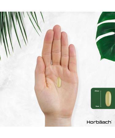 Hemp Seed Oil Capsules | 180 Count | 3000mg | High Strength | Cold Pressed Supplement with Omega 3 6 and 9 | by Horbaach - Buy Online on GoSupps.com