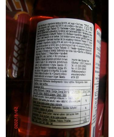 Fish Sauce (Nuoc Mam) Tiparos 720 ml - Buy Online on GoSupps.com