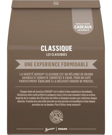 Senseo Caf Classique - 200 soft pods - pack of 5 x 40 pods - Buy Online on GoSupps.com