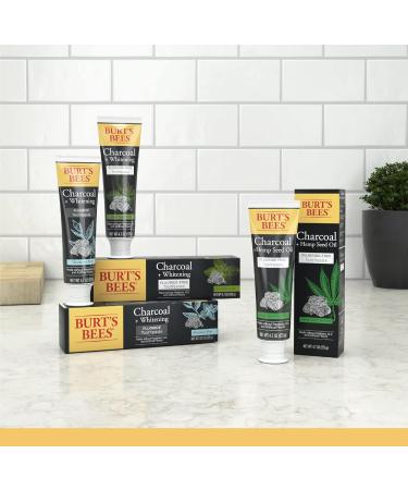 Burt's Bees Charcoal Fluoride-Free Toothpaste Zen Peppermint 4.7 oz - Pack of 3 - Buy Online on GoSupps.com