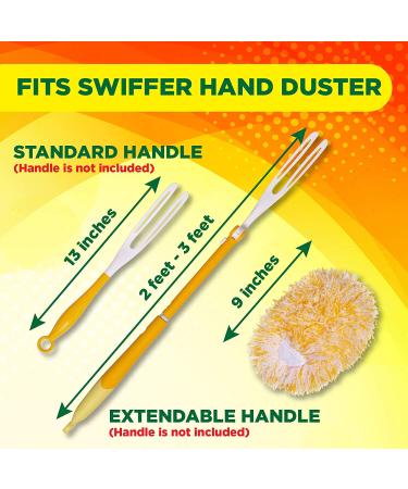 Millifiber Microfiber Reusable Refills for Swiffer Hand Duster - 2-Pack | 360 Degree Dry Duster Heavy Duty Refills | Eco-Friendly Alternative - Replacement Pads - Buy Online on GoSupps.com