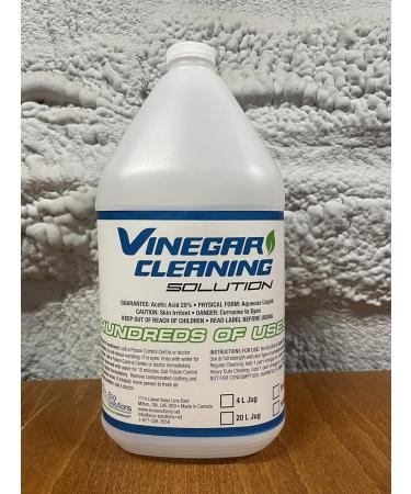 Vinegar Cleaning Solution - All Purpose Household Cleaner 20% Concentrated 4L Jug - Eco-Friendly & Powerful | Shop Internationally - Buy Online on GoSupps.com