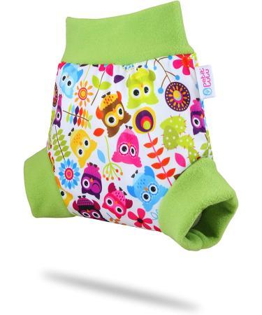 Petit Lulu Pull Up Cloth Nappy Wrap - Size L, Washable Diaper Cover - Happy Owls Design - Buy Online on GoSupps.com